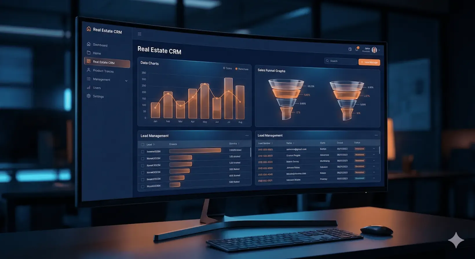 Dashboard CRM
